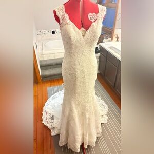 Allure NWT Sample Size 12 Allure Unaltered Wedding Gown, available now!